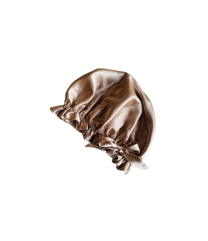 100% Mulberry Silk Caps | Silk Bonnets | Hair care | Beauty | Silk Turban - Double Layered Long Tie
