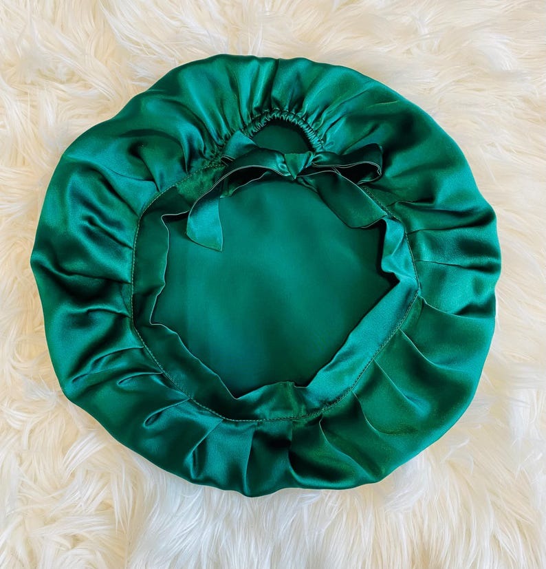 100% Mulberry Silk Caps | Silk Bonnets | Hair care | Beauty | Silk Turban - Single Layer Long Tie
