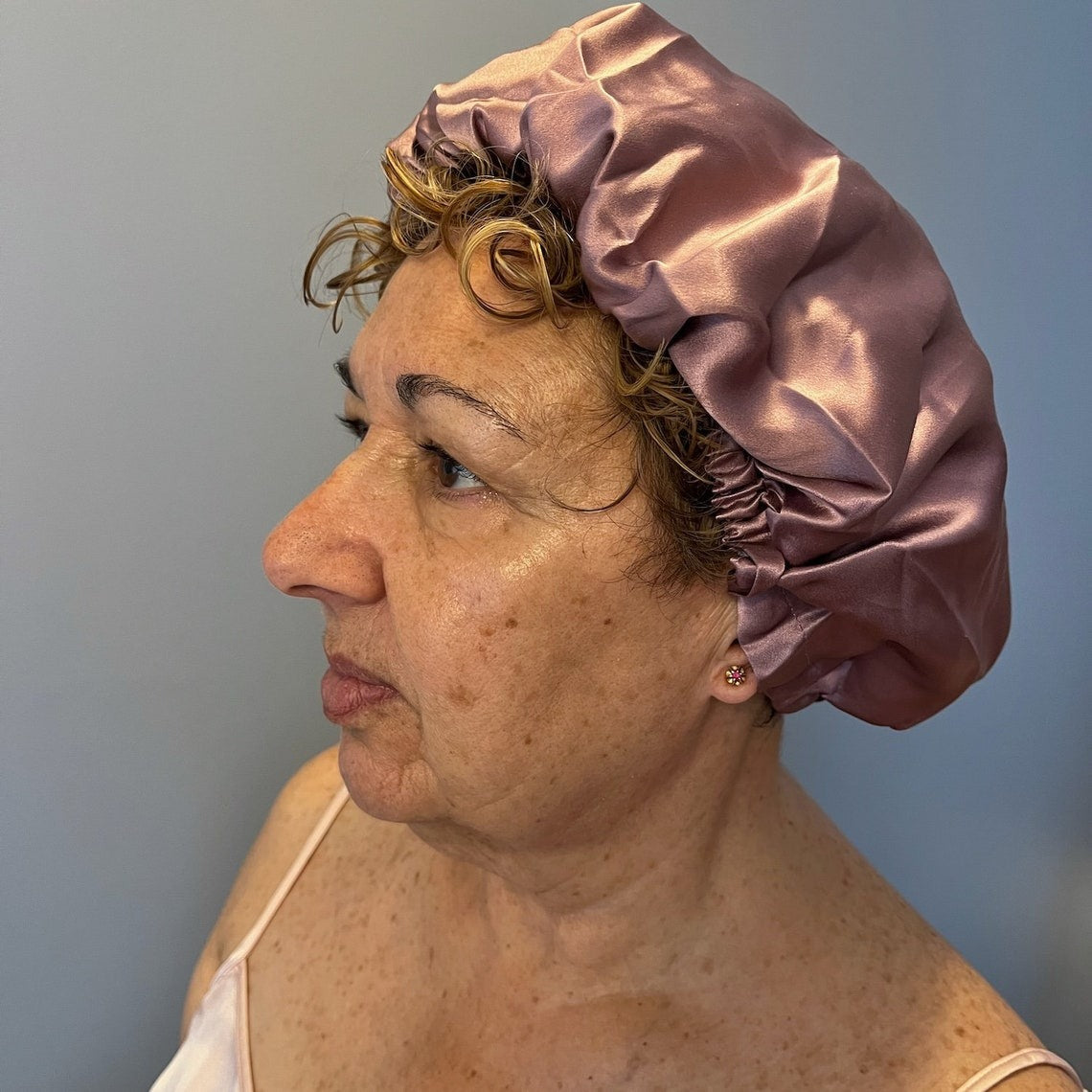 Pure Mulberry Silk Hair Bonnet | Single Layer with Adjustable Elastic | 100% Silk 22 Momme | Sleeping Bonnet Gift
