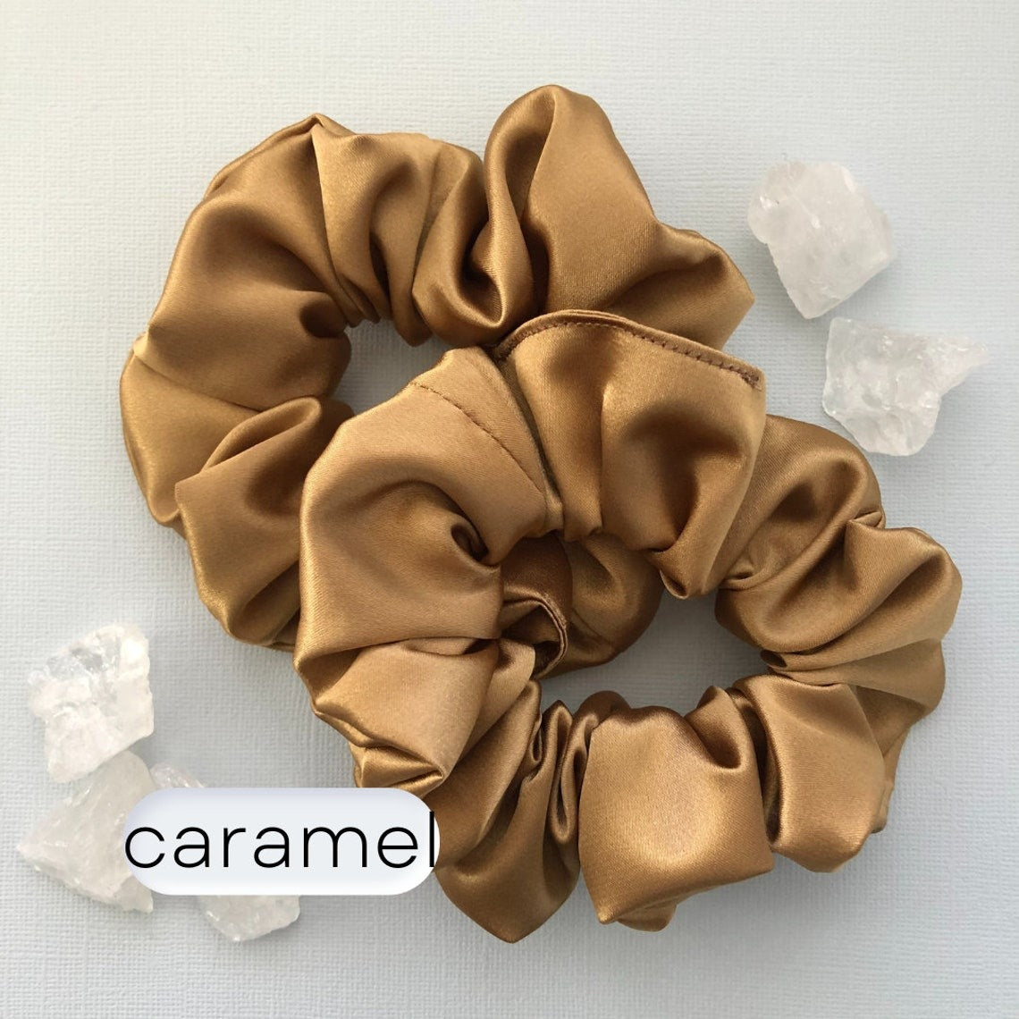 Brown Colours Satin Silk Scrunchies Hair Scrunchy Mulberry Silk Tie Hair Accessories Gift for Her All Hair Types Soft Satin Scrunchie
