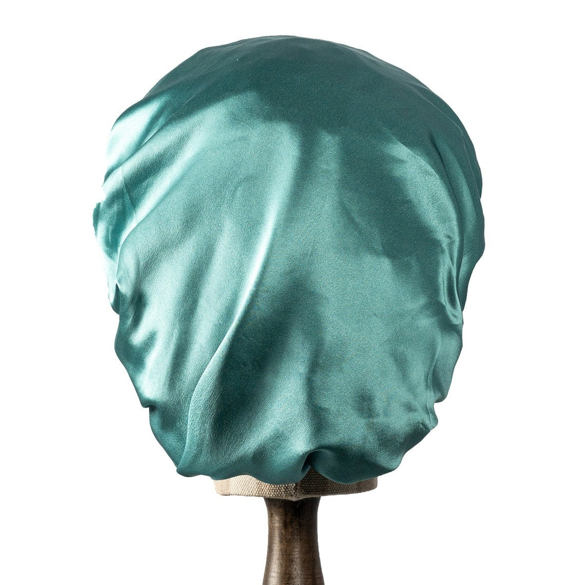 Pure Mulberry Silk Hair Bonnet The Venetians | Double Layer Reversible Silk Lining | Adjustable Elastic | Red and Green Night Bonnet Gift