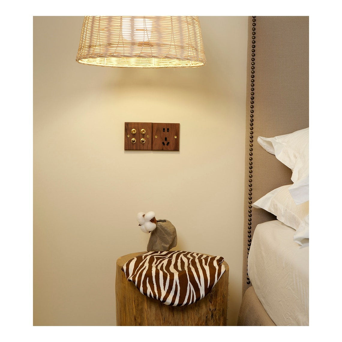 Pure Mulberry Silk Hair Bonnet Zebra | Double Layer Reversible with Silk Lining | Adjustable Elastic | Animal Print Night Bonnet Gift