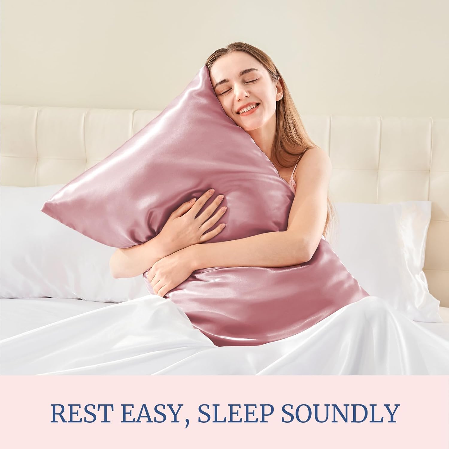 BEDELITE Satin Body Pillow Cover