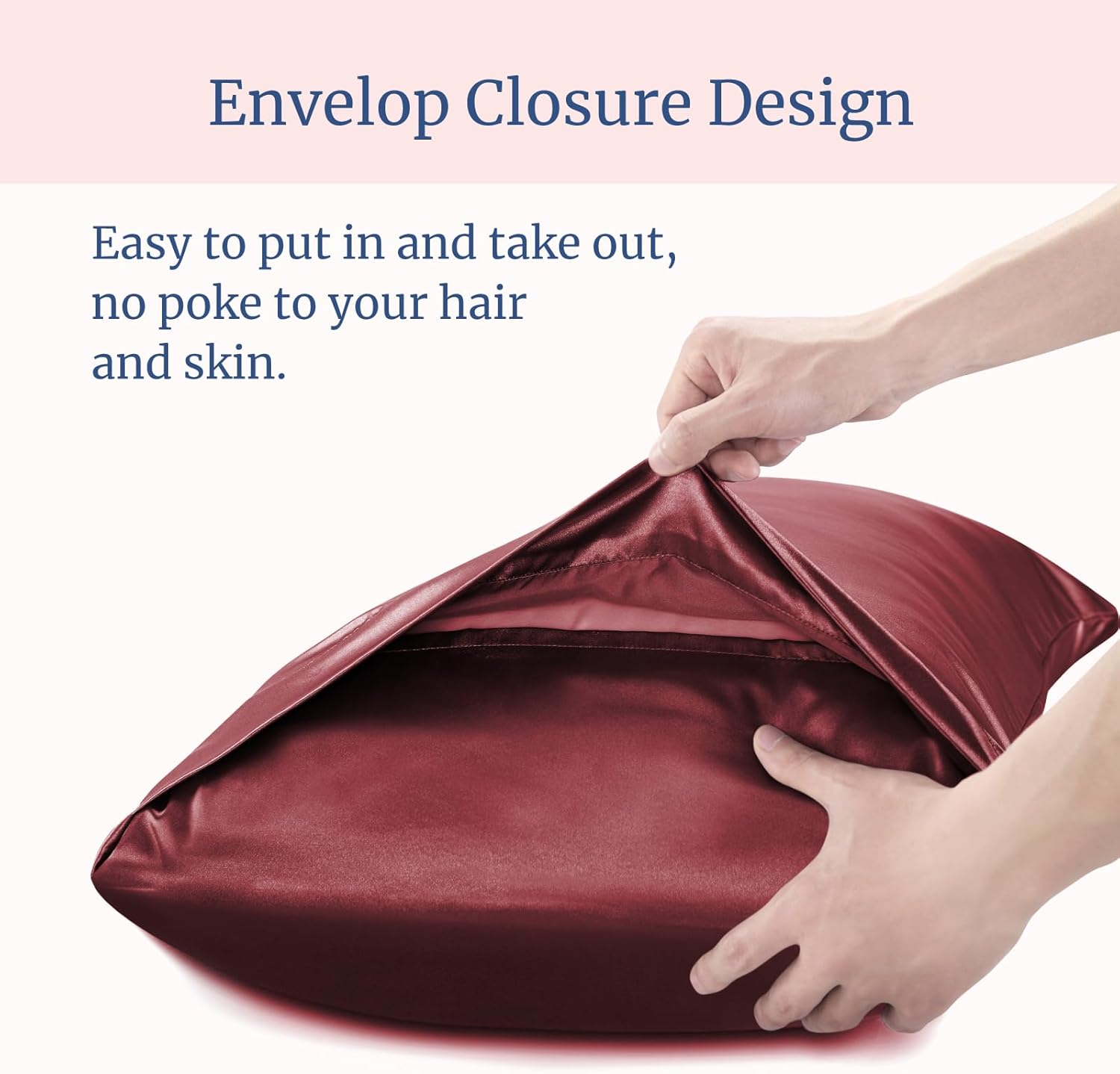 BEDELITE Satin Body Pillow Cover