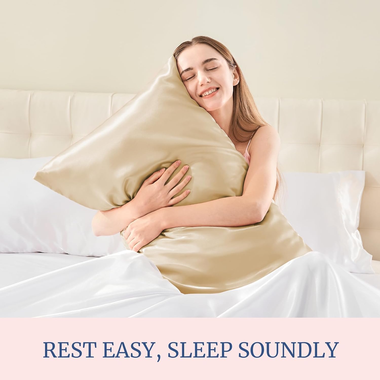 BEDELITE Satin Body Pillow Cover