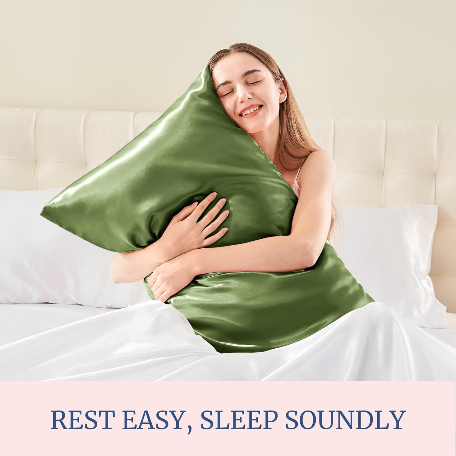 BEDELITE Satin Body Pillow Cover