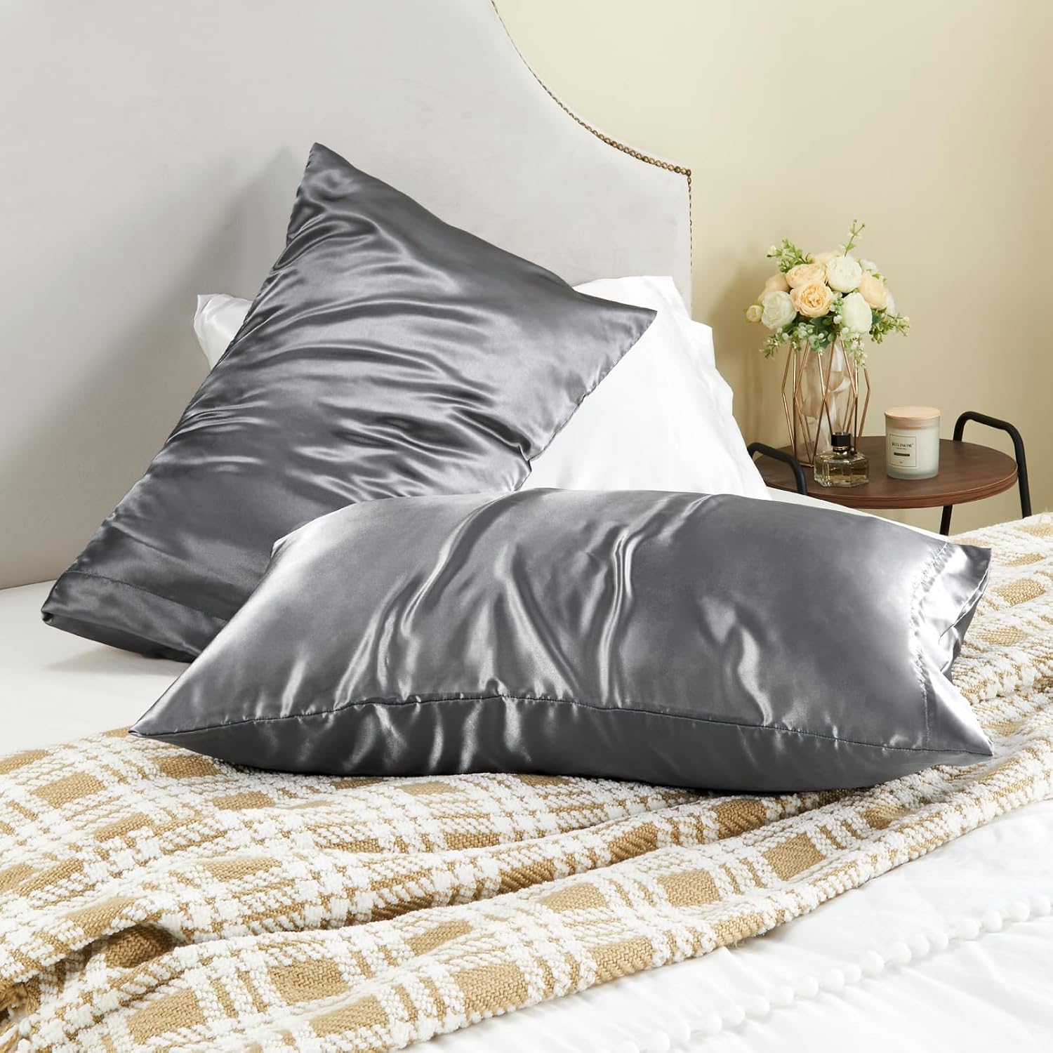 BEDELITE Satin Body Pillow Cover
