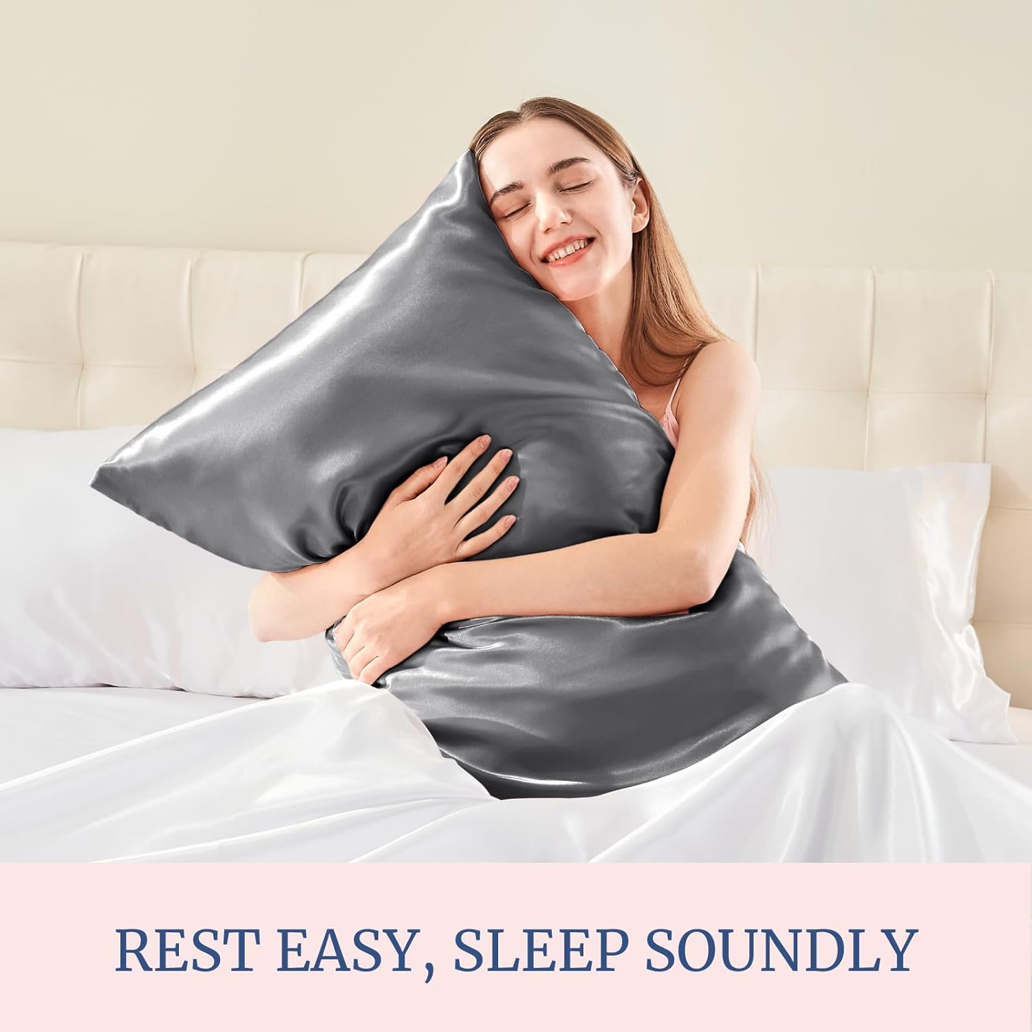 BEDELITE Satin Body Pillow Cover