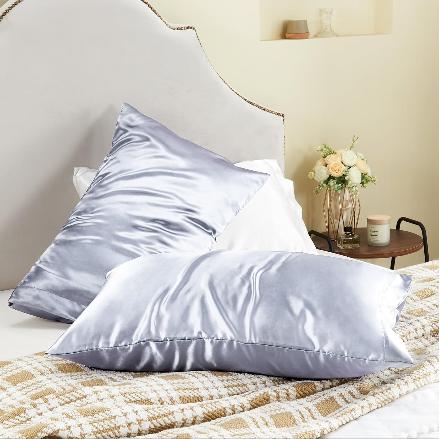 BEDELITE Satin Body Pillow Cover
