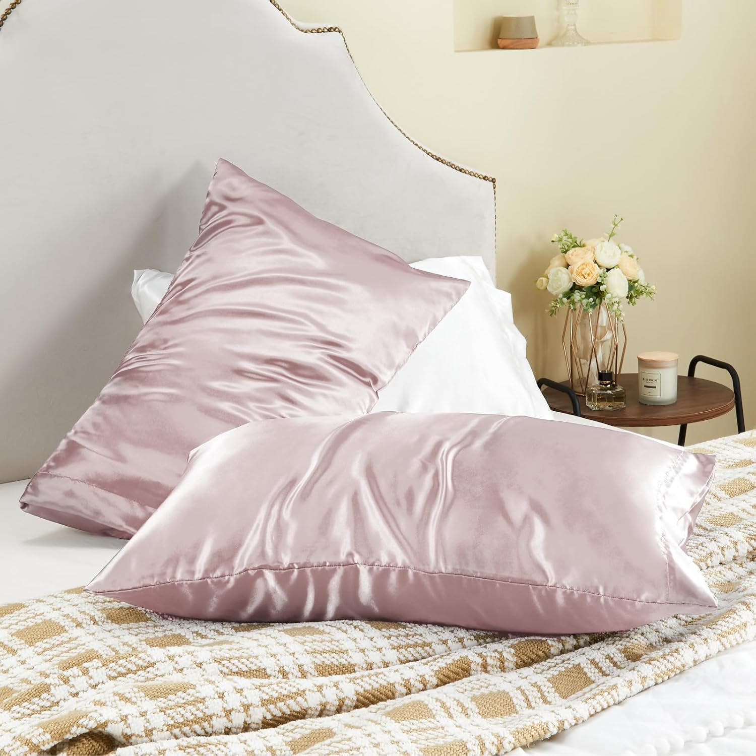 BEDELITE Satin Body Pillow Cover