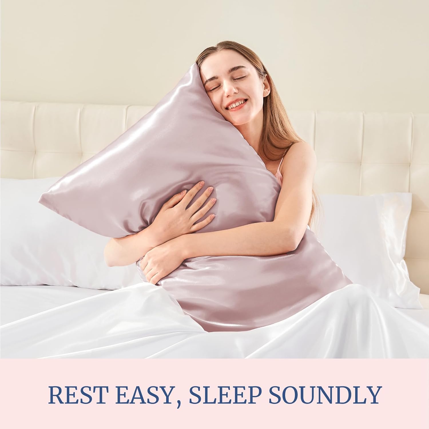 BEDELITE Satin Body Pillow Cover