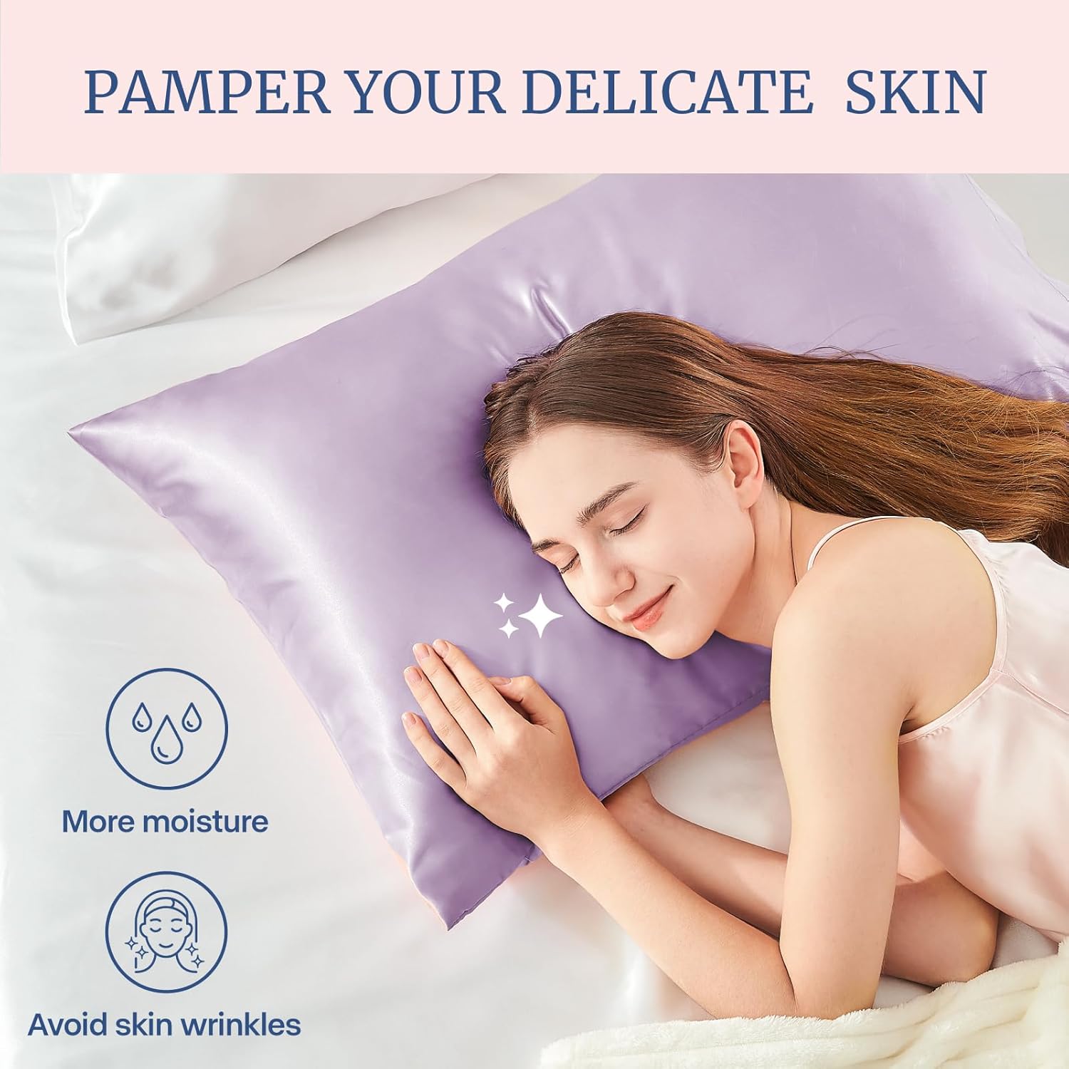 BEDELITE Satin Body Pillow Cover