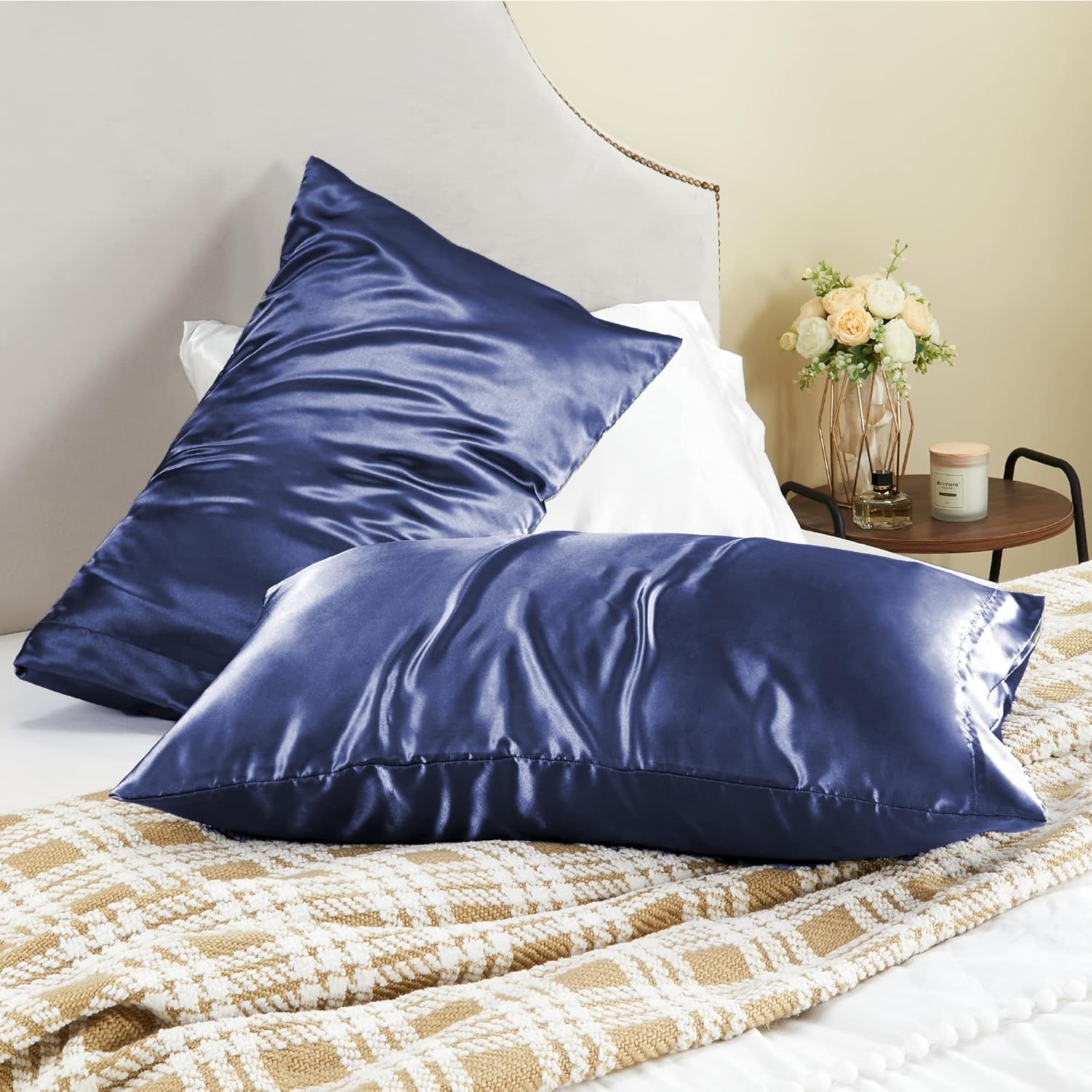 BEDELITE Satin Body Pillow Cover