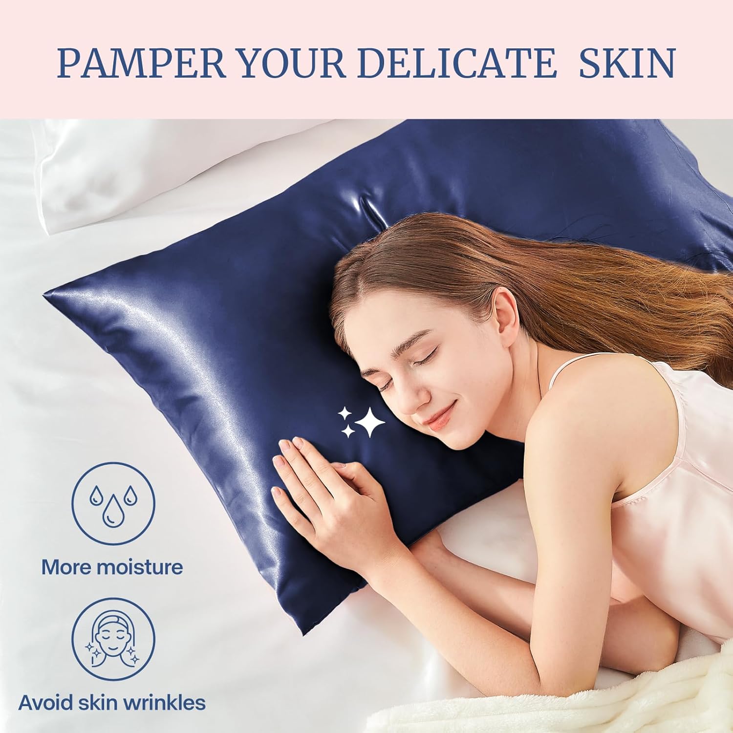 BEDELITE Satin Body Pillow Cover