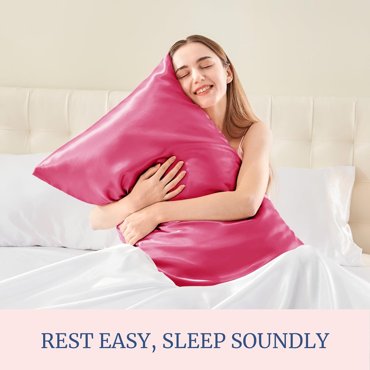 BEDELITE Satin Body Pillow Cover